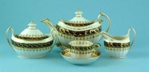 Grainger tea service, 1810 - courtesy Worcester Porcelain Museum